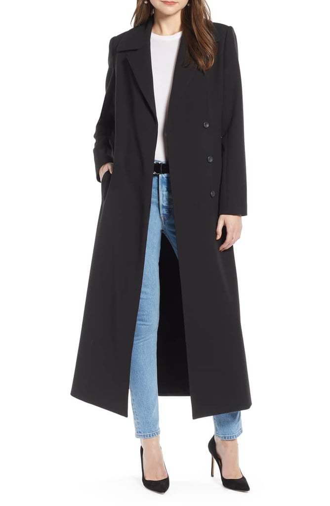 Something Navy Long Feminine Coat | Best Spring Coats | POPSUGAR ...