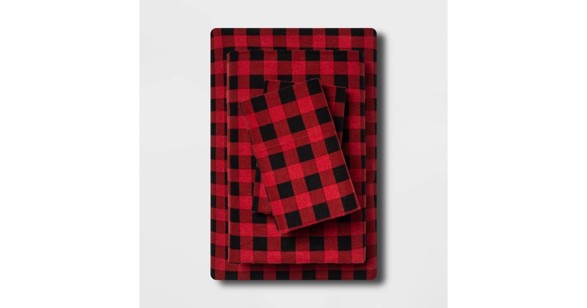 Wondershop Holiday Print Flannel Sheet 