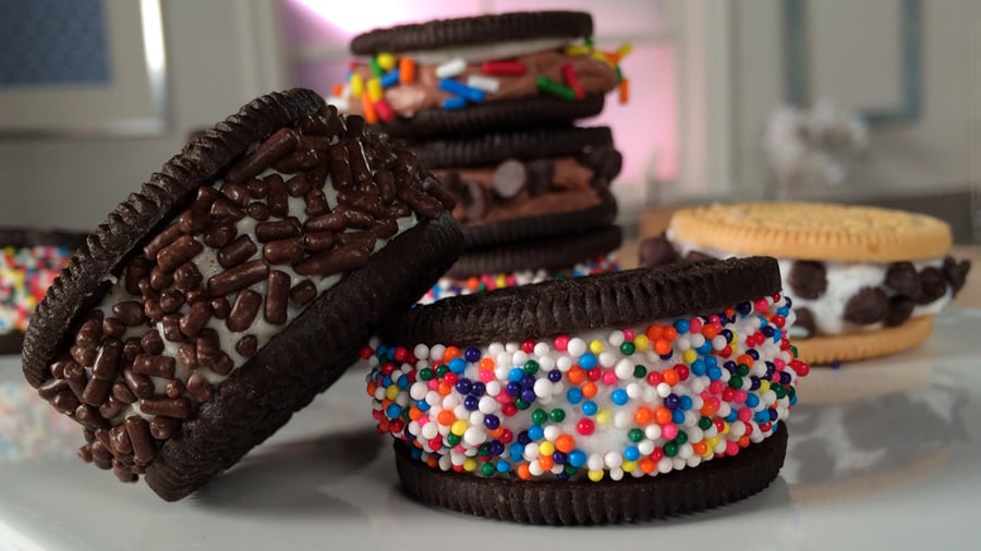 Oreo Ice Cream Sandwiches