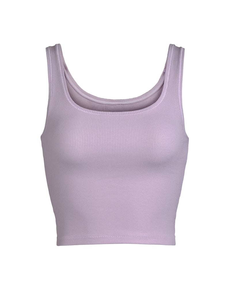 Skims Cotton Ribbed Tank in Iris Mica