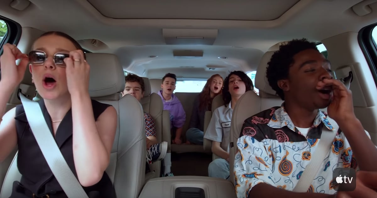 Stranger Things Cast Carpool Karaoke: The Series Video | POPSUGAR Celebrity