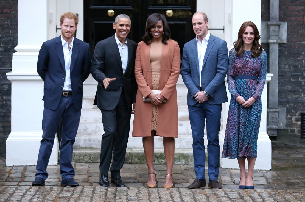 Michelle Obama and Kate Middleton at Kensington Palace