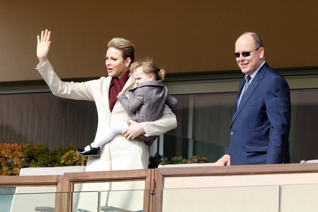 Princess Charlene and Family at Rugby Tournament Monaco 2017