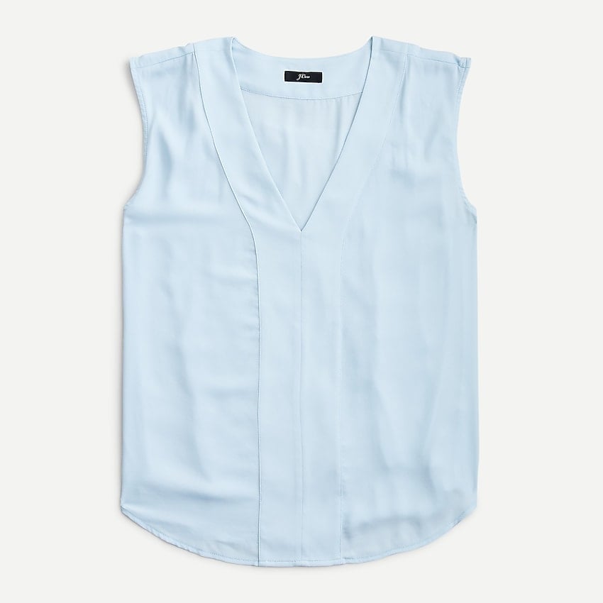 J.Crew Sleeveless V-neck blouse