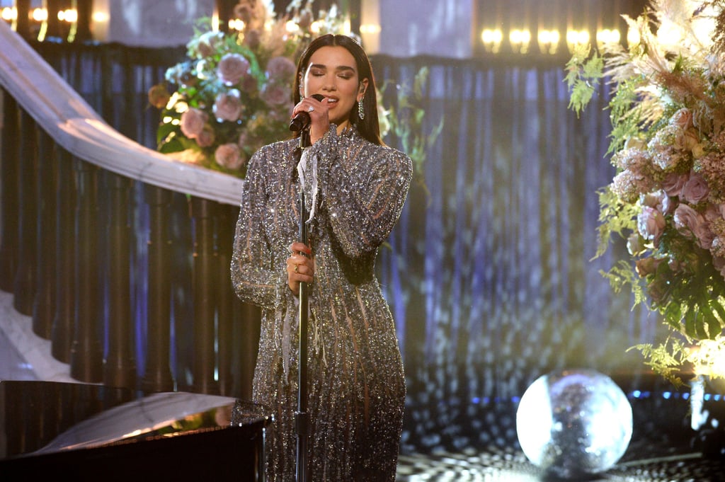 Dua Lipa's Balenciaga Gowns at Elton John's Oscars Party