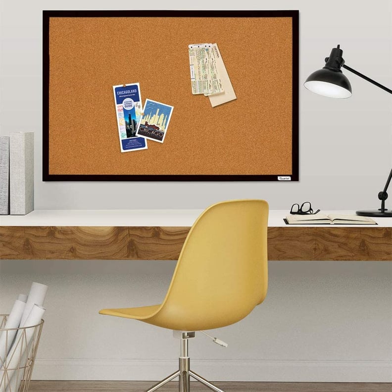 For an Organizational Overview: Quartet Cork Board Bulletin Board