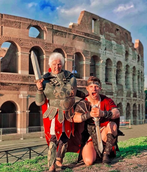 Photos of Man Who Dresses Up in Costume With His Grandma