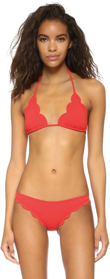 Marysia Swim Broadway Scallop Bikini Top