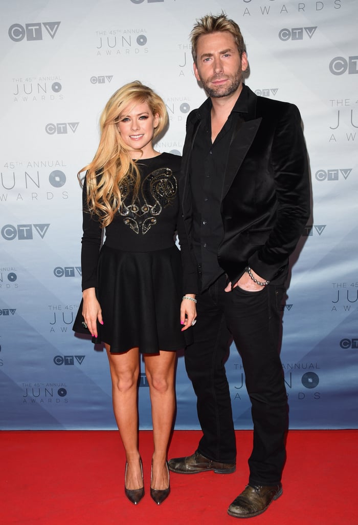 ¿Cuánto mide Avril Lavigne? - Real height Avril-Lavigne-Chad-Kroeger-Juno-Awards-2016