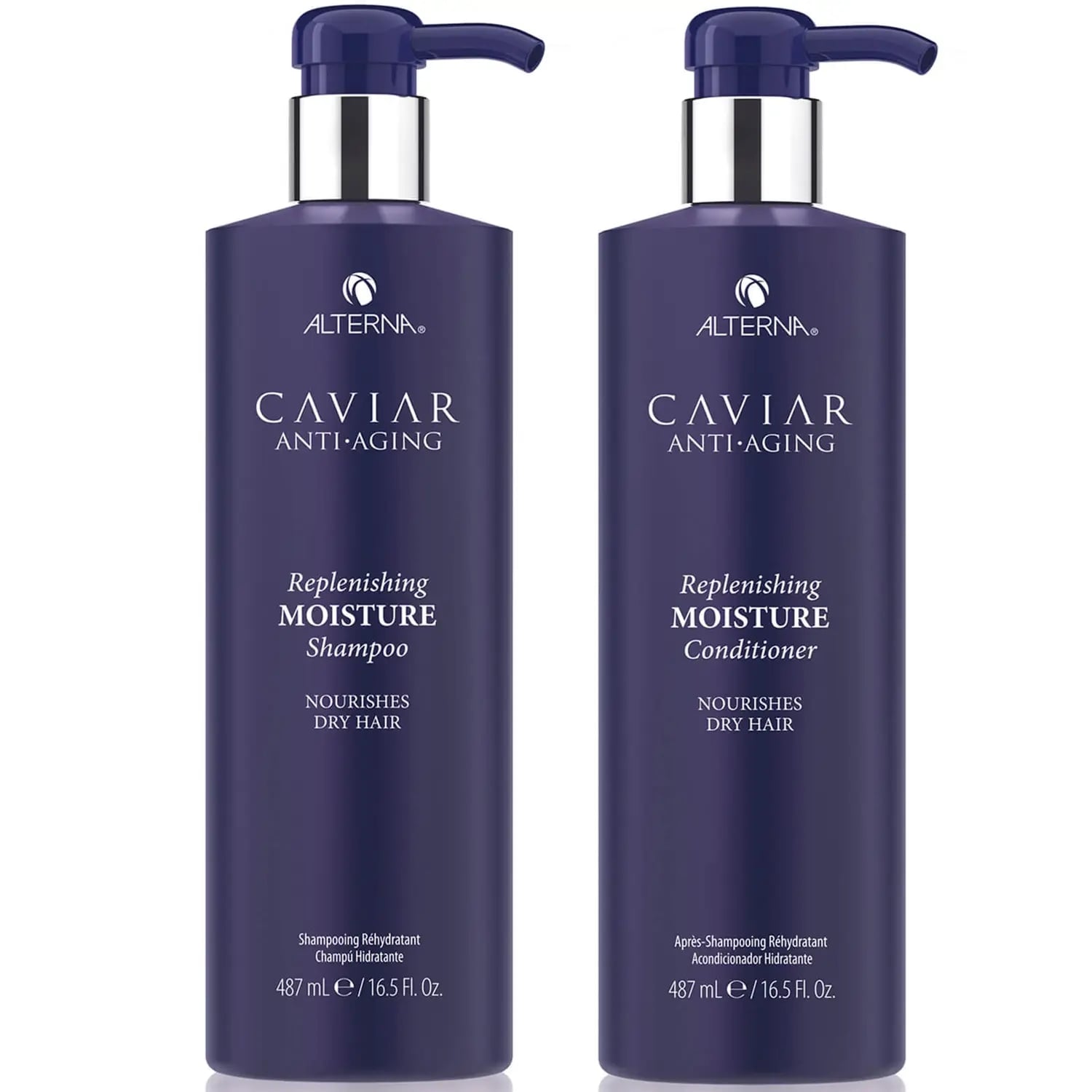 Caviar shampoo top and conditioner