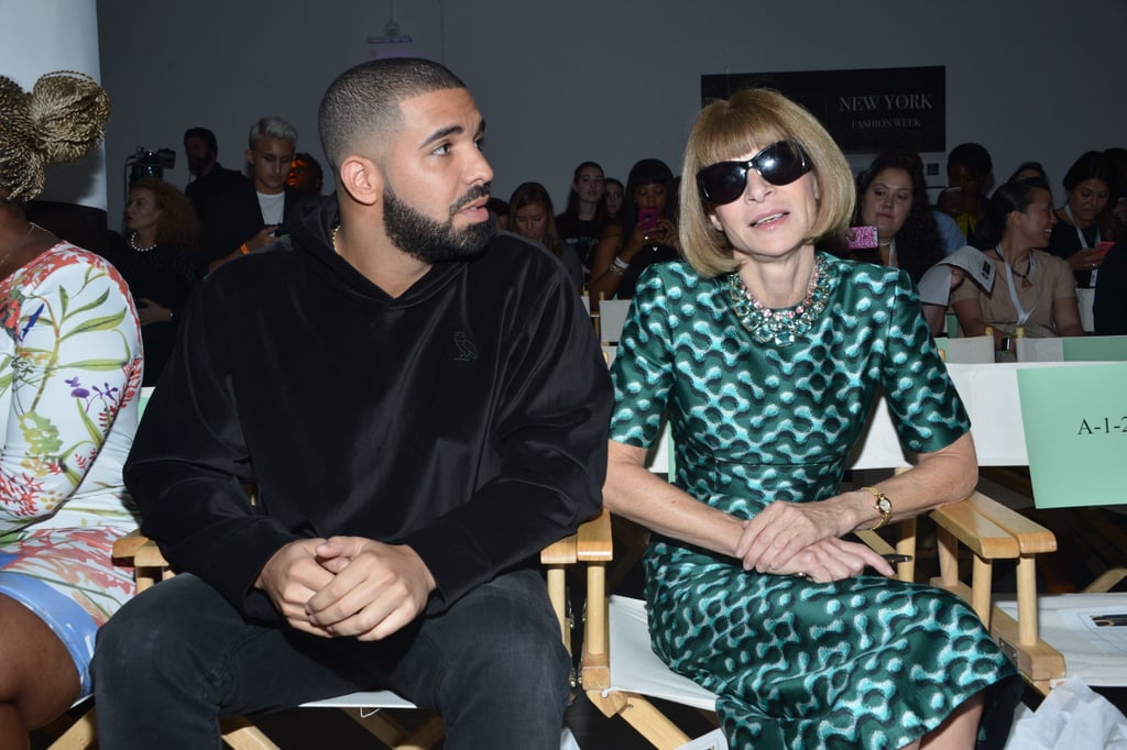 Drake and Anna Wintour NYFW Pictures