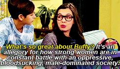 When she knew the perfect description for "Buffy."