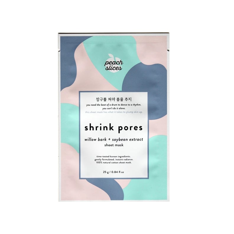 Peach Slices Shrink Pores Sheet Mask Facial Treatment