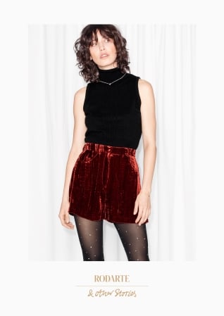 Rodarte x & Other Stories Cable-Knit Turtleneck Top