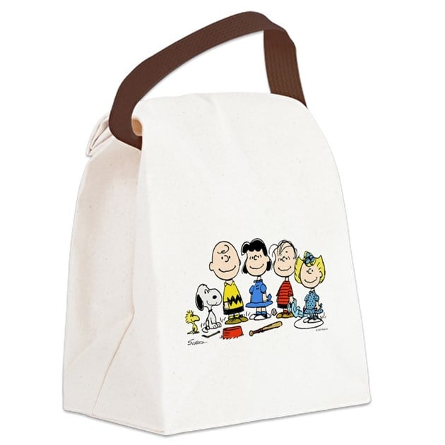 Peanuts canvas lunch bag