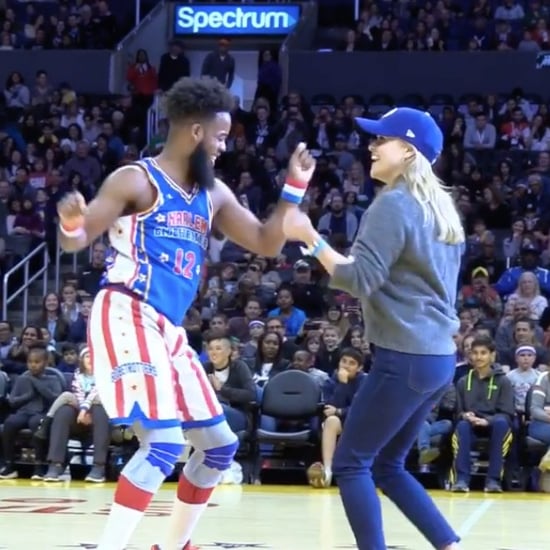 Reese Witherspoon Dancing With Harlem Globetrotters Video