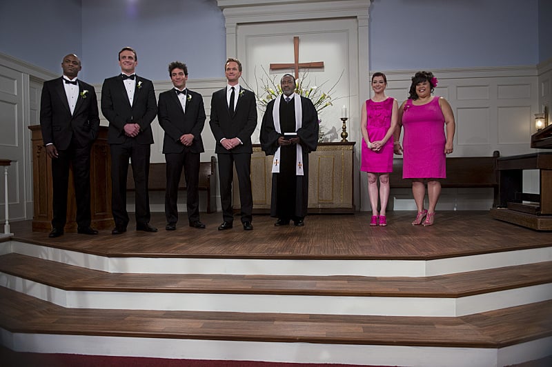 Fast-forward to the penultimate season-nine episode, in which Robin and Barney actually tie the knot.