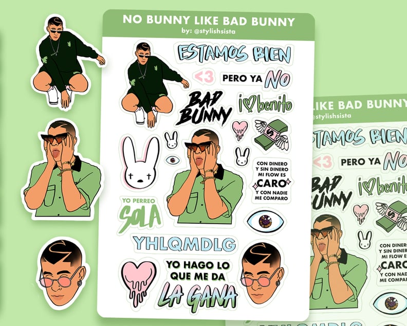 StylishSista Bad Bunny Sticker Sheet