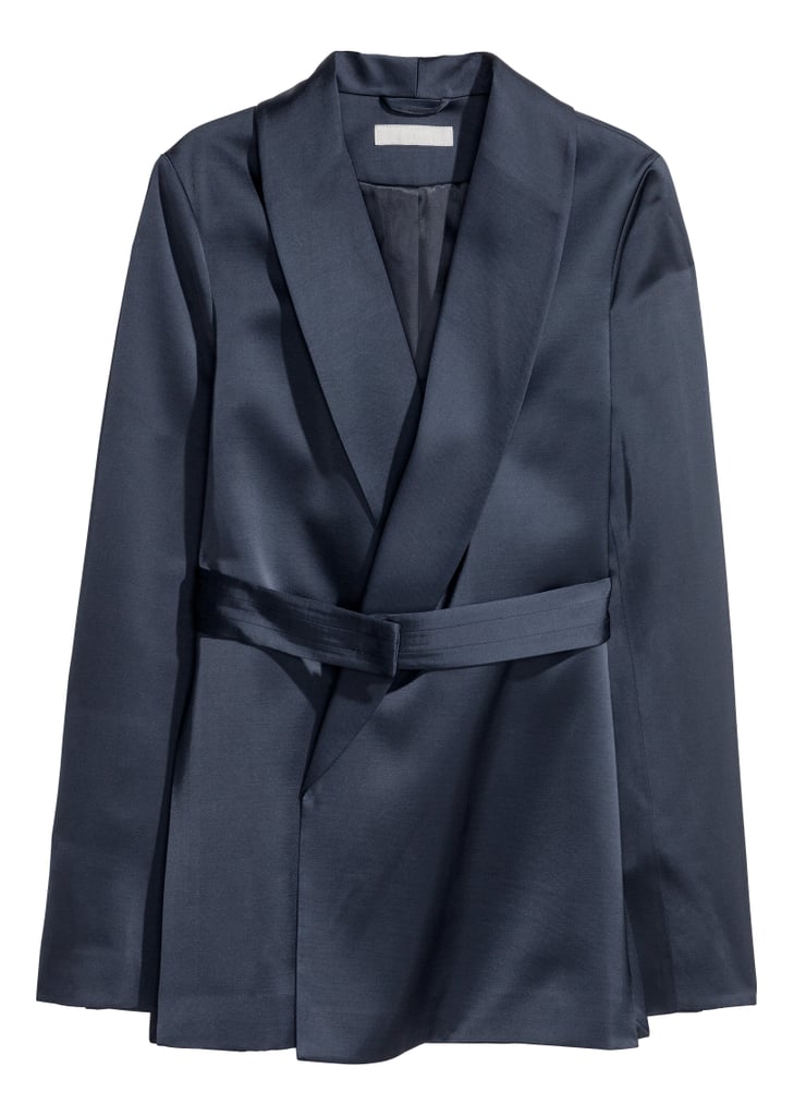 Satin Jacket With Belt ($50)