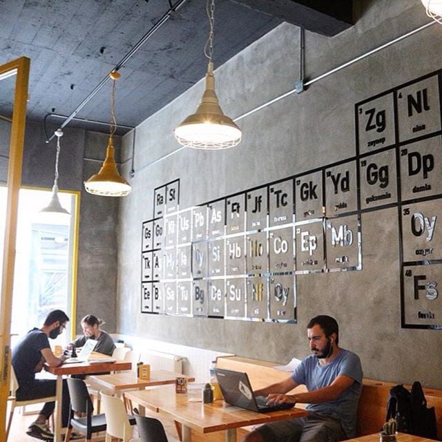 The periodic table is the perfect touch The periodic table is the perfect touch