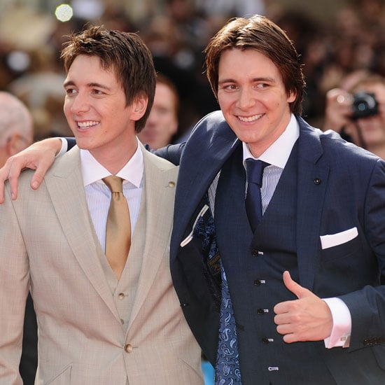 James and Oliver Phelps Pictures of Harry Potter and the Deathly