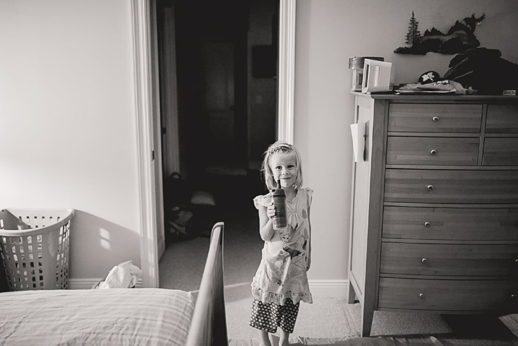 Black and White Photos of a Home Birth
