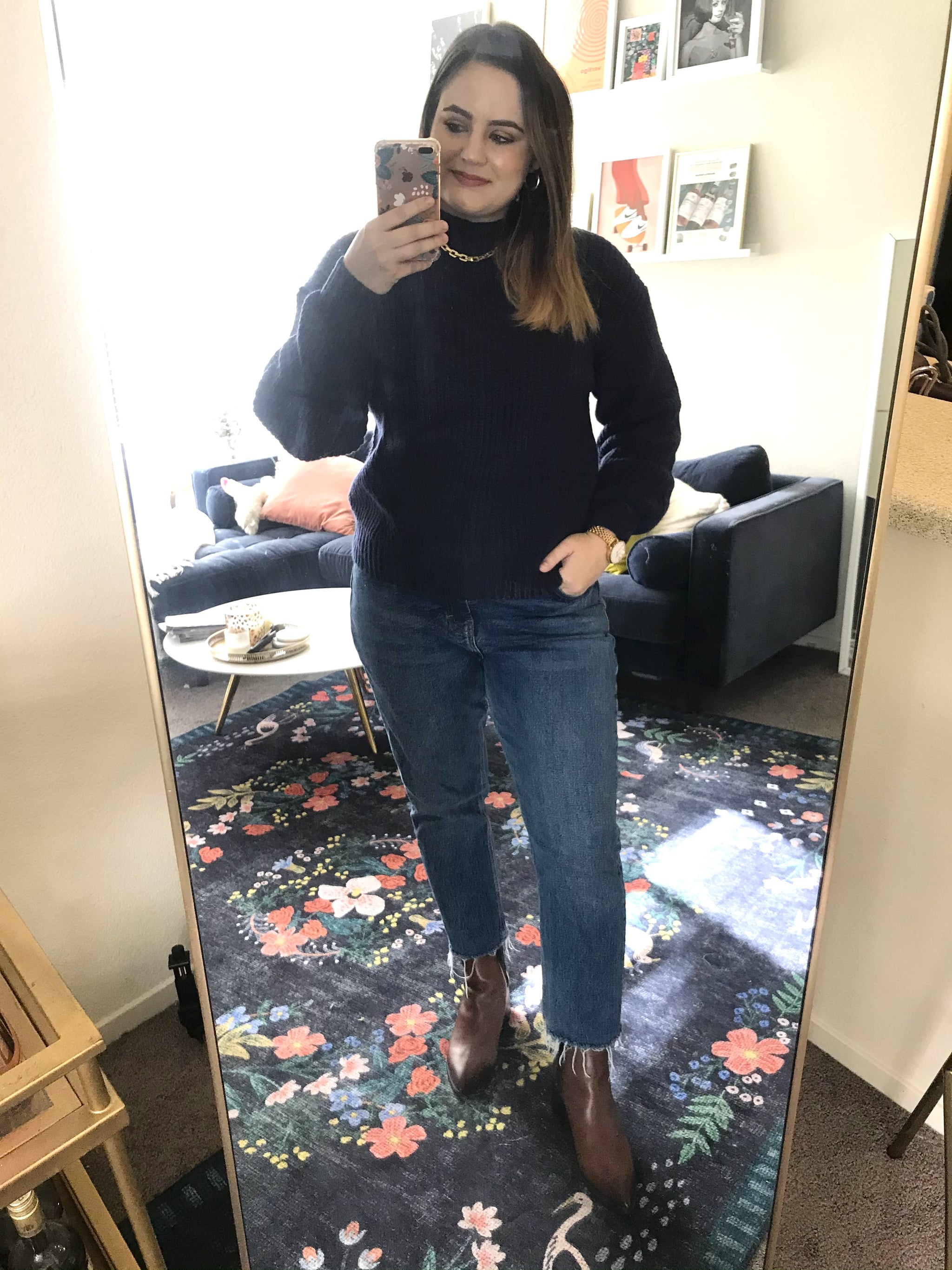 The Classic Mock-Neck Sweater | 4 Editors Put Old Navy's Famous Cozy  Sweaters to the Test — Read Their 100% Real Reviews | POPSUGAR Fashion  Photo 2