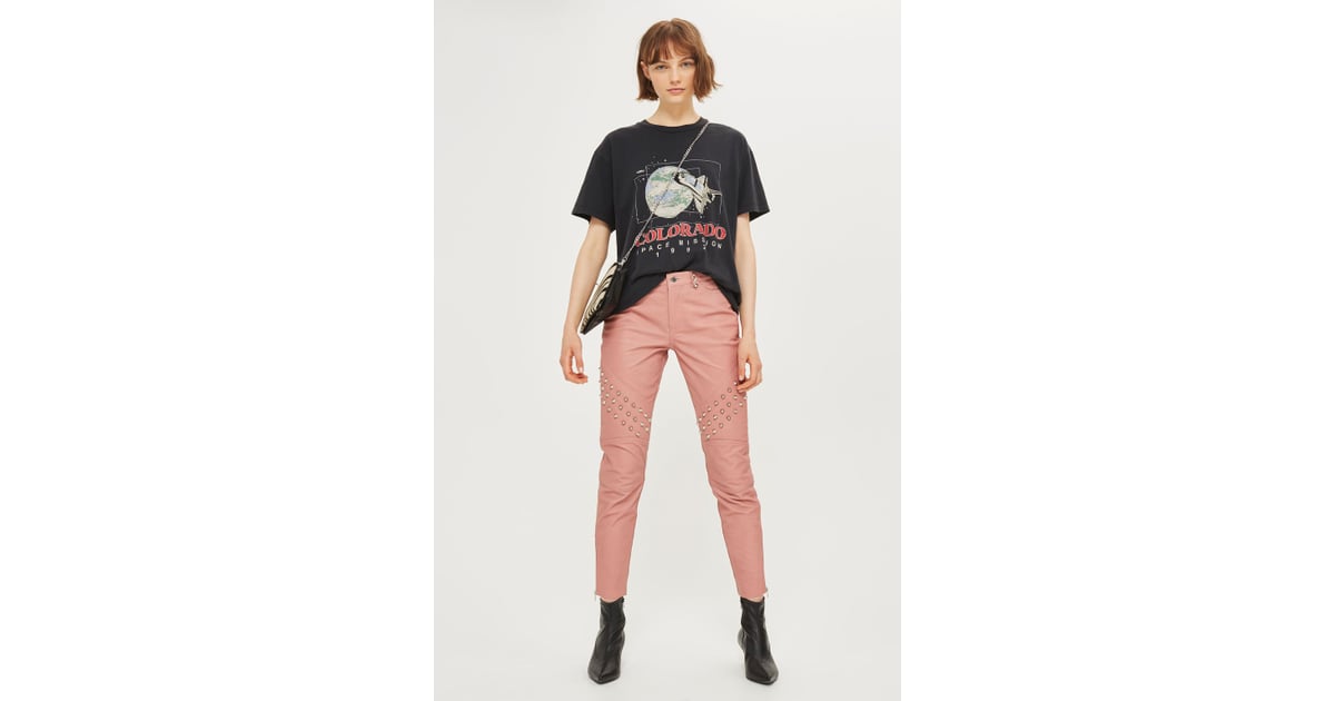 topshop leather pants