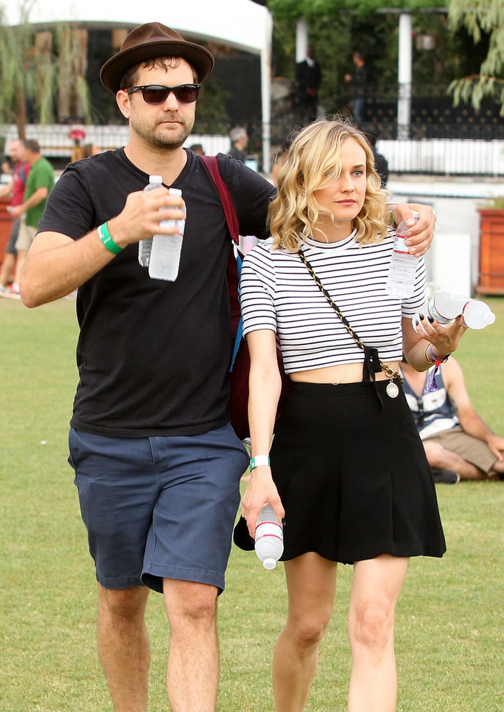 Joshua Jackson wrapped his arm around Diane Kruger.