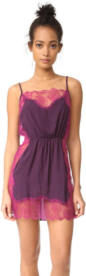 Fleur Du Mal Rose Lace Slip