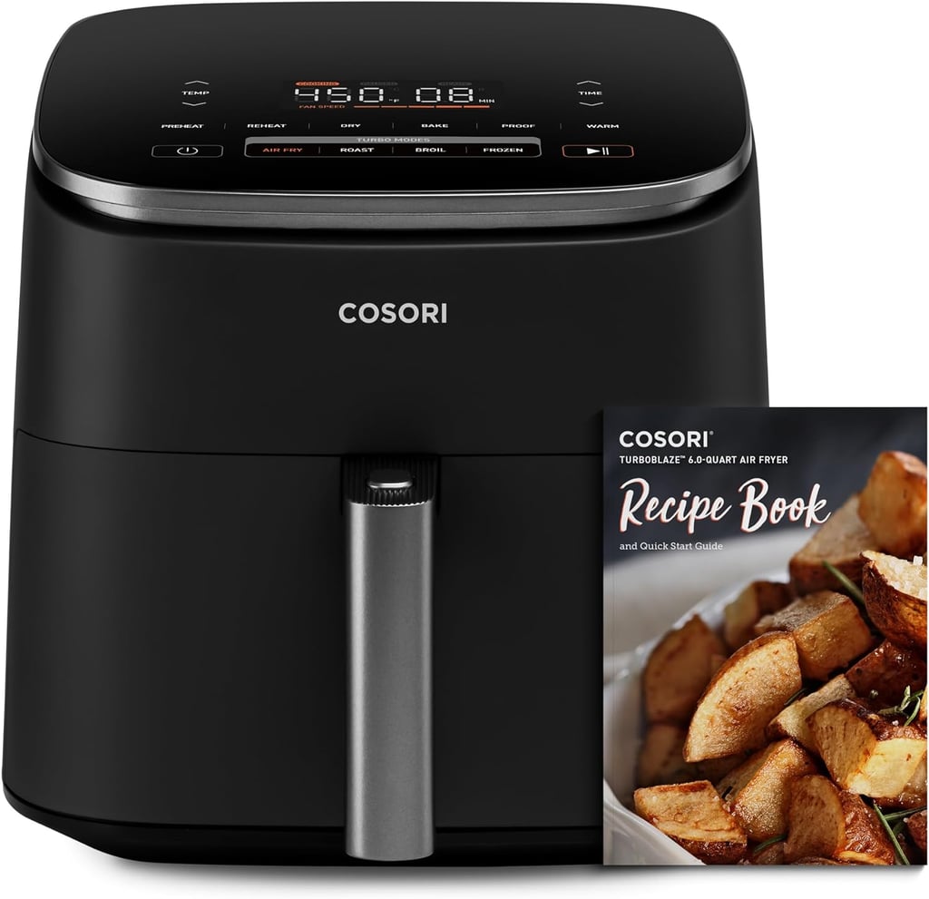 Cosori Air Fryer TurboBlaze 6Qt, 9-in-1 Airfryer