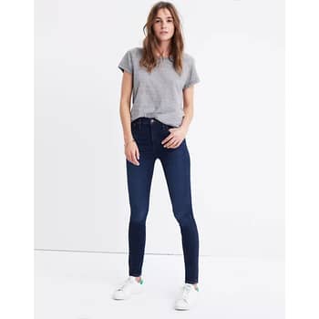 Women's Curvy High-Rise Skinny Jeans in Hayes Wash