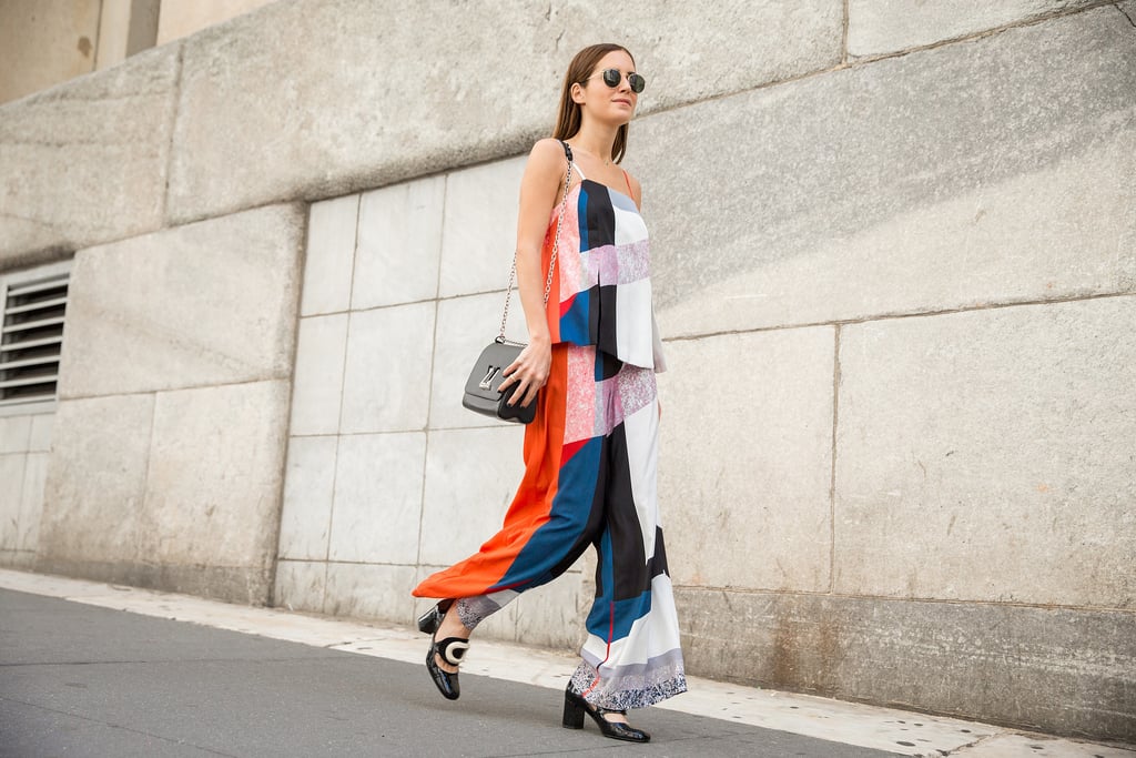 A Full-On Colorblock Look From Your Head to Your Toes
