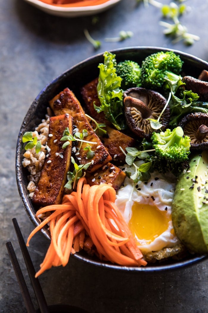 Superfood Bibimbap With Crispy Tofu