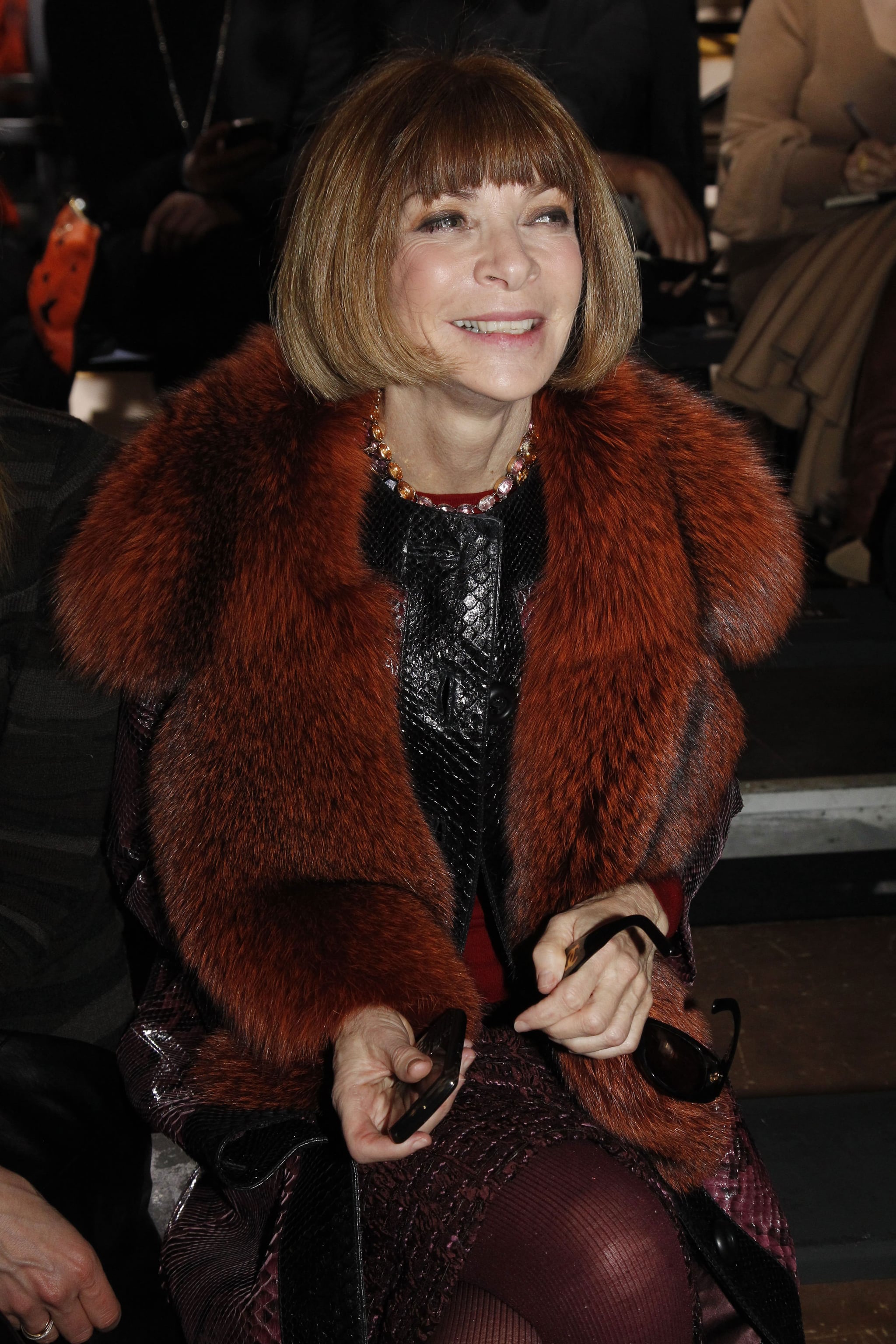 Anna Wintour showed off her signature 