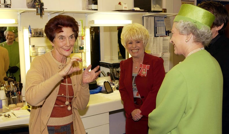 June Brown, Barbara Windsor, and the Queen