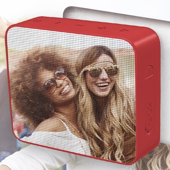 You Can Put Your Own Photos on These Portable Speakers