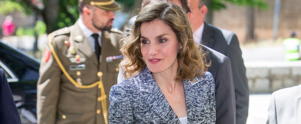 Queen Letizia's Summer Tweed Jacket June 2016