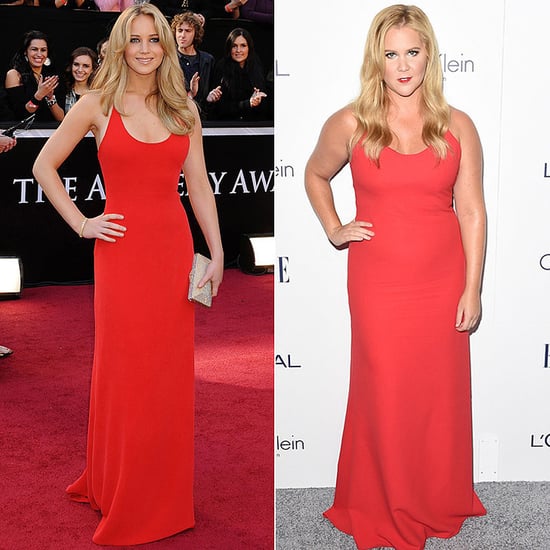 Jennifer Lawrence Not Wearing the Same Dress as Amy Schumer