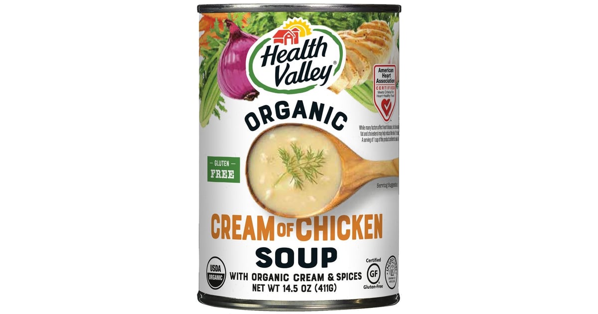 Health Valley Organic Soup Cream of Chicken Best LowCalorie Soups