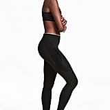 h&m compression fit running tights