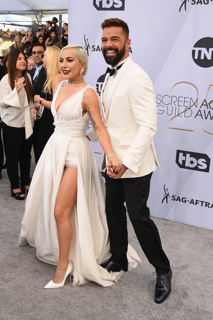 Lady Gaga and Ricky Martin at the 2019 SAG Awards