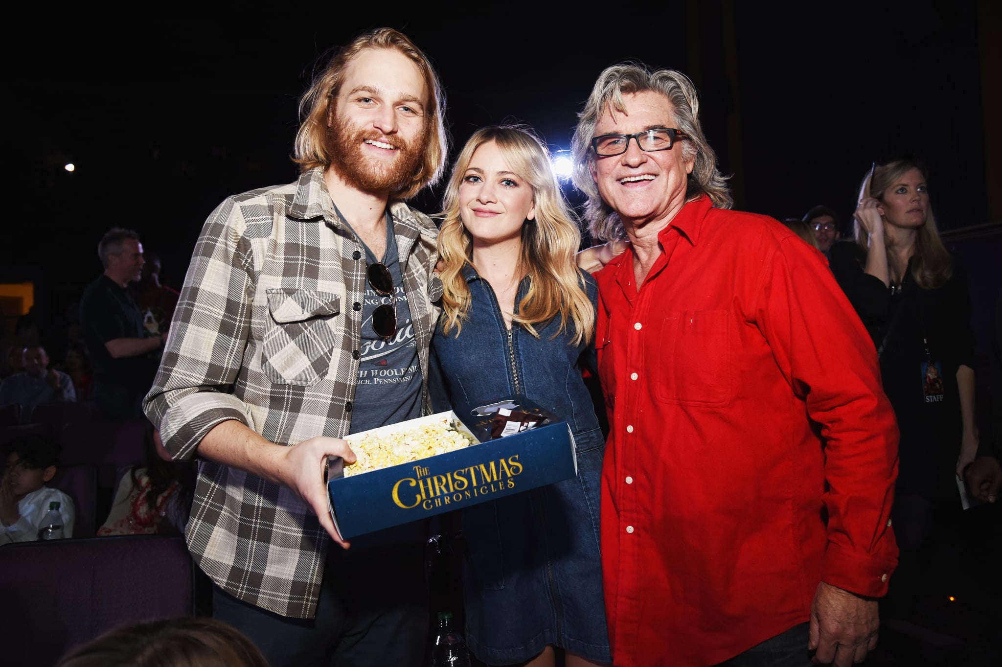 Kurt Russell S Family At The Christmas Chronicles Premiere Popsugar Celebrity