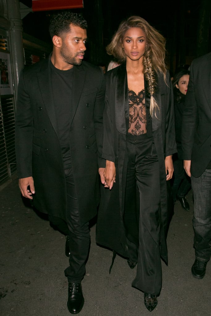 Ciara in Sexy Black Suit