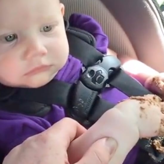 Dad Films Baby's Blowout Diaper