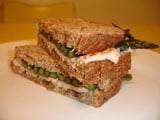 Truffled Grilled Cheese With Asparagus and Chicken