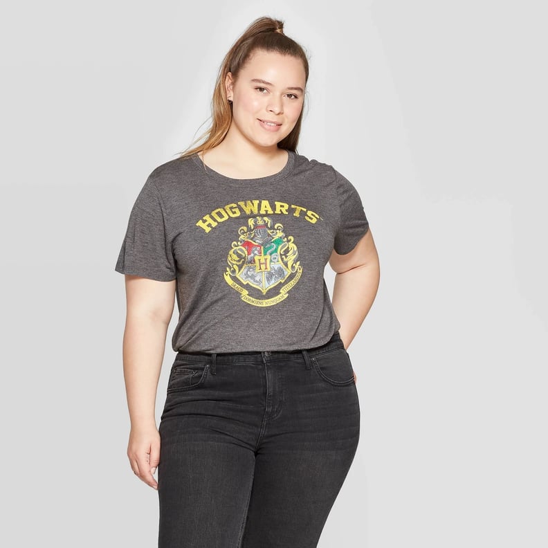Women's Hogwarts Plus-Size Short Sleeve Graphic T-Shirt