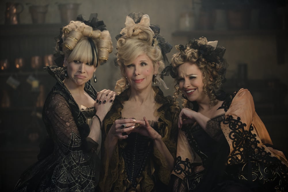 Lucy Punch as Lucinda, Christine Baranski as Cinderella’s Stepmother, and Tammy Blanchard as Florinda.