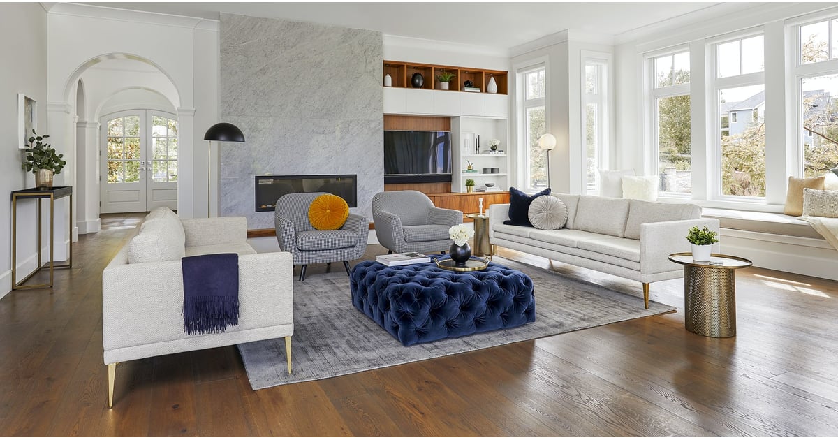 Article Gabriola Charcoal Ivory Houndstooth Lounge Chair Best Home Products and Furniture on