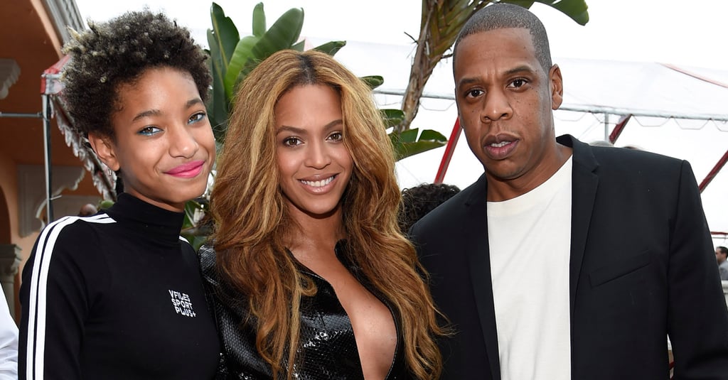 Beyonce and Kim Kardashian at Roc Nation Grammy Brunch